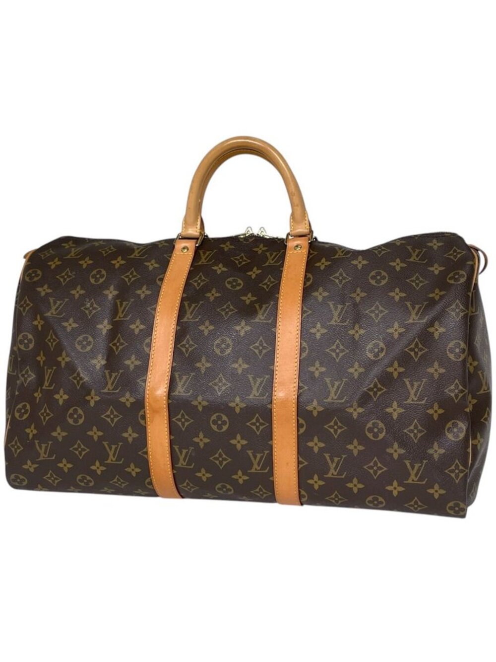 Louis Vuitton Keepall 50 Boston Bag Monogram Brown